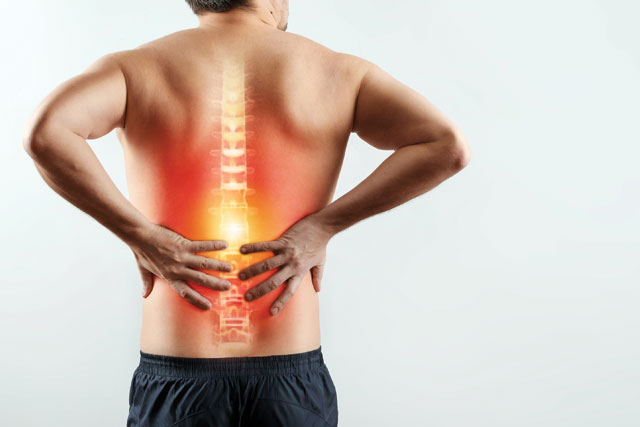 Lumbar decompression surgery eases lower back nerve pain